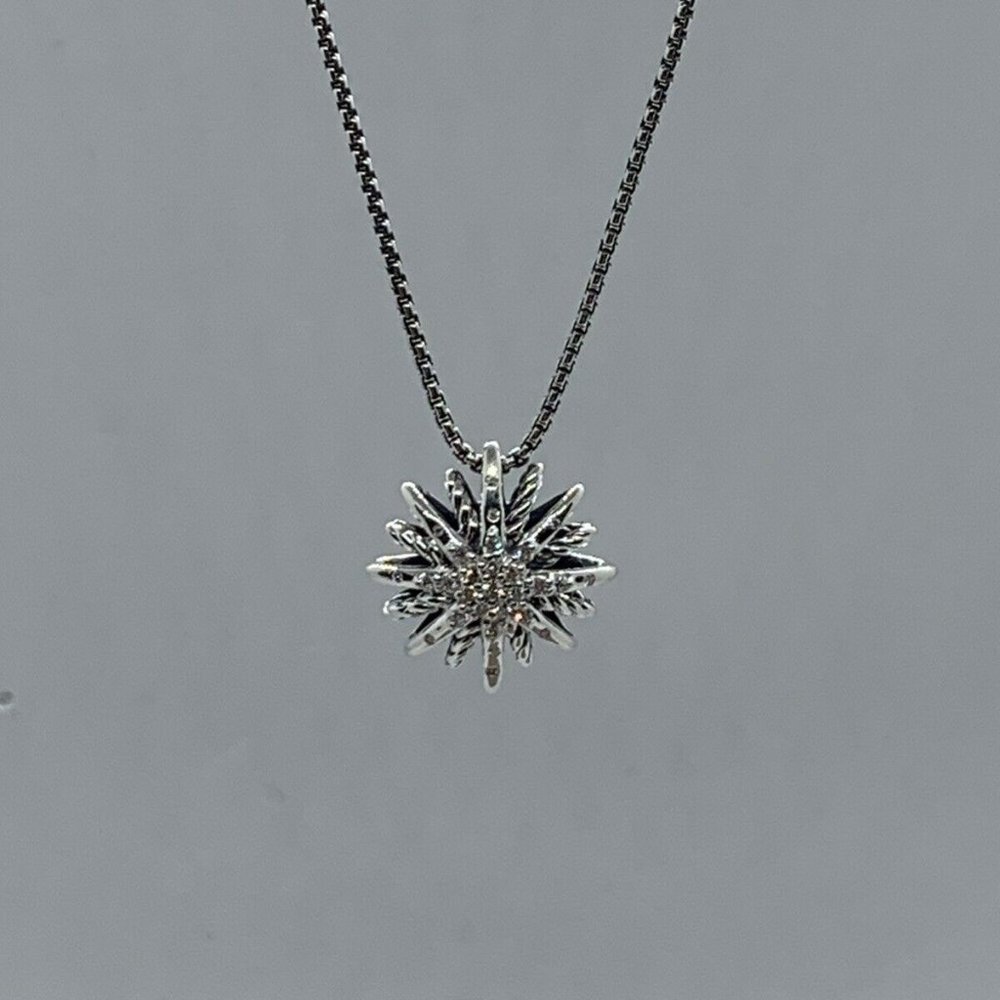 David Yurman Small Starburst Necklace